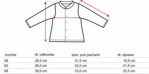 ABN-5510 Бебешки кафтан Sky Journey Nini – органичен памук, затваряне с щракване