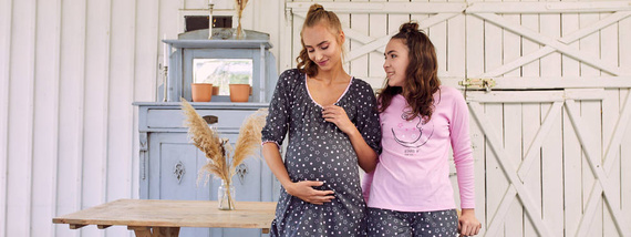 Нощница Antilia с 3/4 ръкав Италианска мода - принт