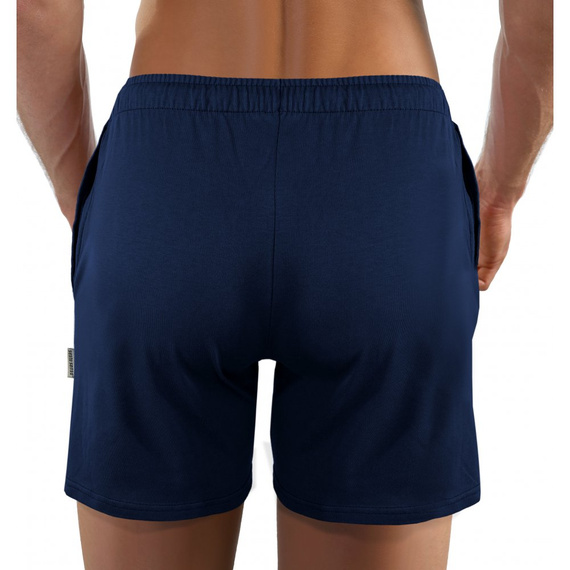 Къс пижамен панталон Milo 2 Sesto Senso, гладък, тъмносин