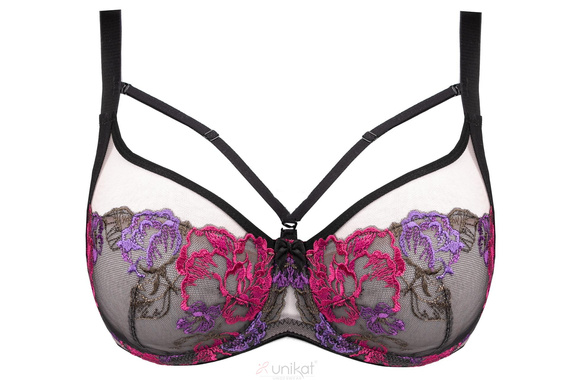 Бюстие Estella Soft – меко, черно с бродерия, елегантно и удобно