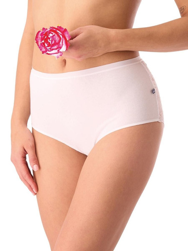 Дамски бикини LPF 112 Key maxi bikini от памук – удобен 2-пак с дантела