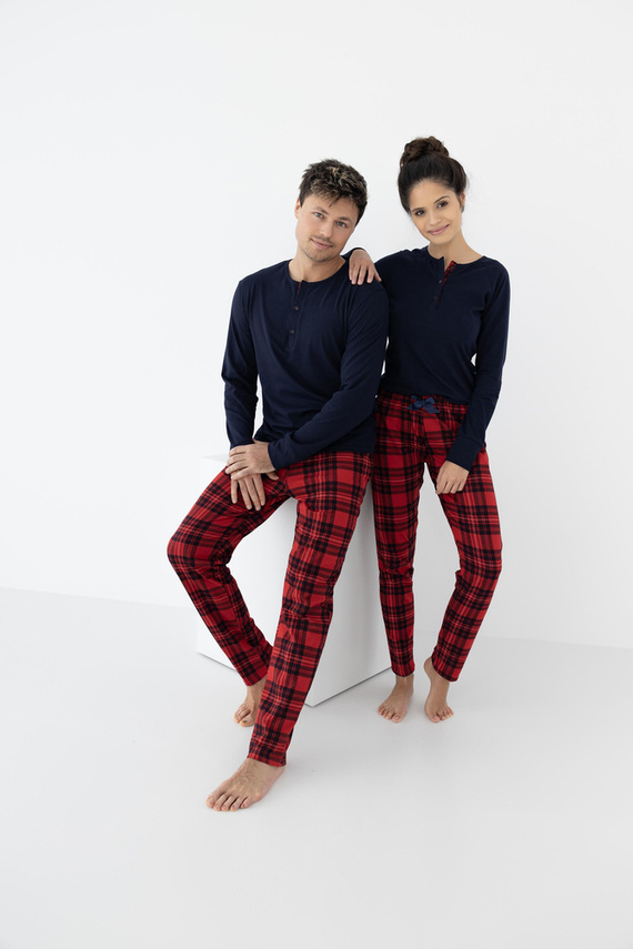 Дамска пижама Yvette Sensis - тъмносиня