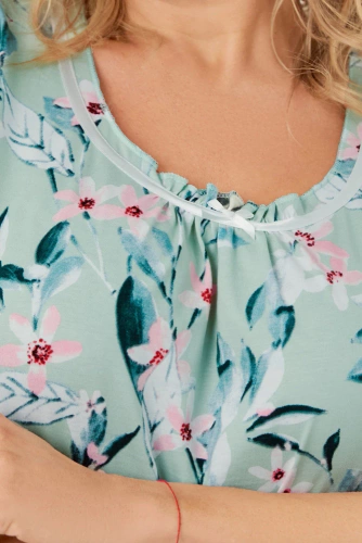 Нощница Alwea Италианска мода - зелена 