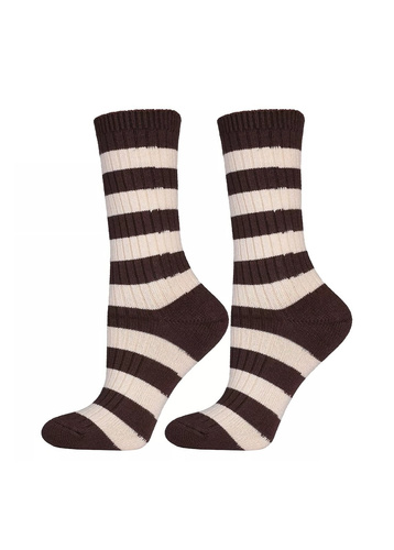 Дамски чорапи Moraj CDC 400-513 - оребрени, изработени от вискоза, меки и не оказват натиск