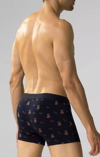 2GMH-025 Мъжки боксерки Atlantic - тъмносиньо-червени