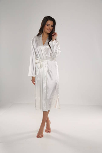 798 Класически дамски халат Forex - перла