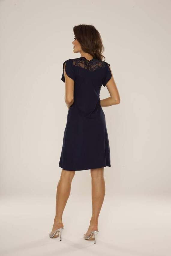 754 Нощница Lilian De Lafense - тъмносиня 