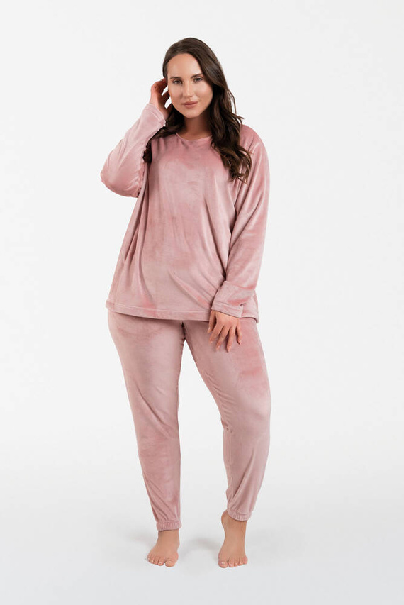 Дамски комплект Akara Italian Fashion - прахово розово 