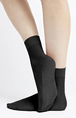 Nature Sole Дамски чорапи 20 den Knittex - черни