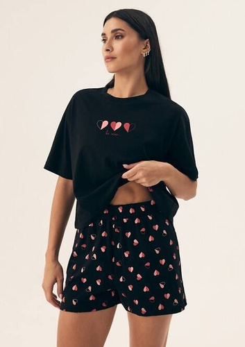 42649 Дамска пижама Necesito Henderson - черна