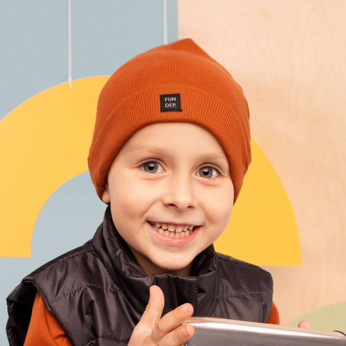 Детска шапка Оливие Пинокио ​​- кафява