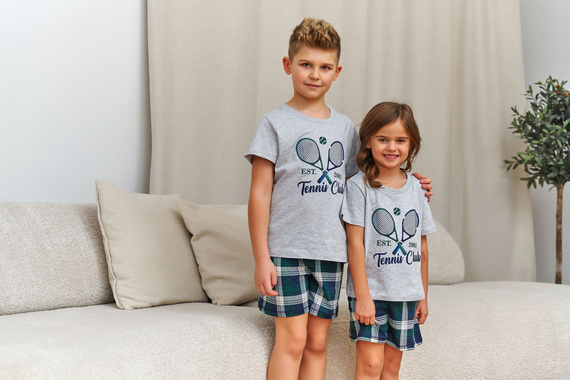 Детска пижама Doctor Nap 7402 Tennis памучна