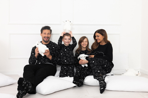 Детска пижама Wito - MEGA SOFT памук, овча кожа, дълъг ръкав и панталон Италианска мода 