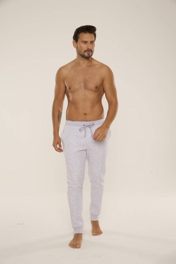 813 Indigo Мъжки спортен костюм от De Lafense - светъл меланж