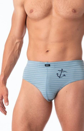 MPP 251 B25 Мъжки слипове 2 бр. Ключ - сиво-тъмносин