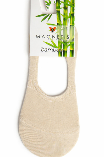 Стопки балерини Bamboo Magnetis 251145 бамбук силикон комфорт beige