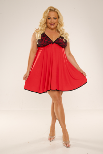 713 Нощница Cloche Forex - червена