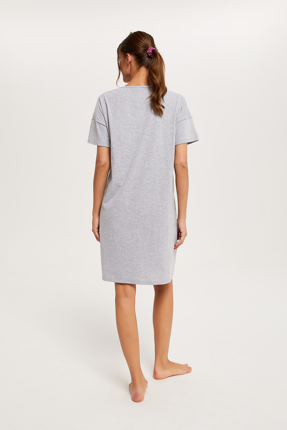 Нощница с къс ръкав Dracena Италианска мода - меланж