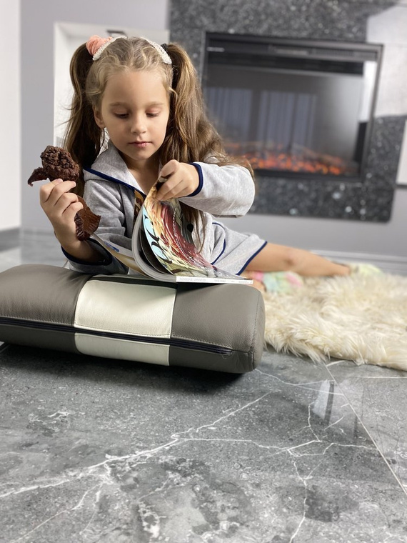 374 / 375 Детски халат Desiree - сив