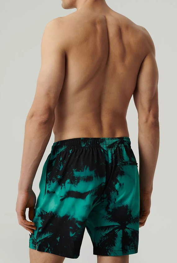 KMB-227 Мъжки бански гащи Atlantic - зелени черни