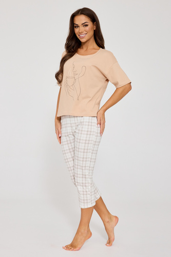 Дамска пижама Cornette 775/340 Morning 100% памук 7/8