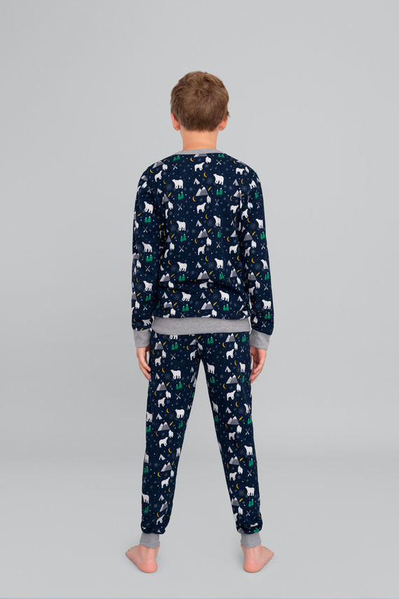 Детска пижама Sid Италианска мода - бордо принт 