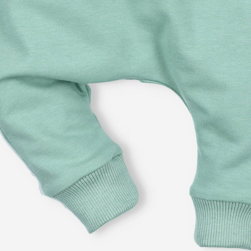 ABN-4517/ZIE Спортен панталон с джоб от органичен памук Nini зелен