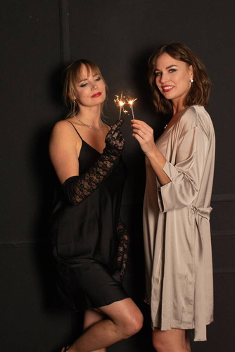 758 Дамска риза Cordelia De Lafense - черна