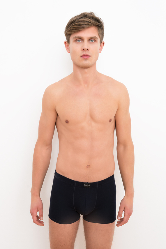 Мъжки боксерки Apollo Италианска мода - тъмно синьо