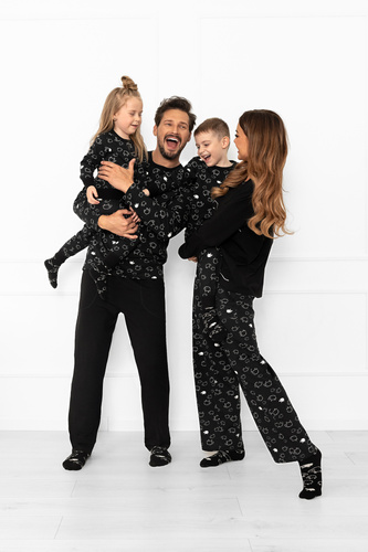 Дамска пижама Bonnie - памук, дълъг ръкав, дълъг панталон, овца Италианска мода  