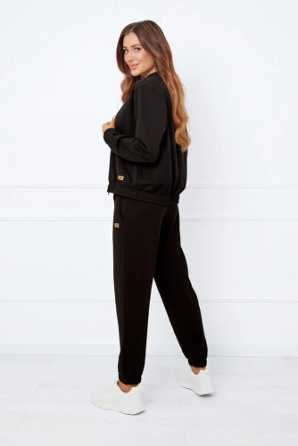 Caro Дамско бомбър яке Италианска мода - черно