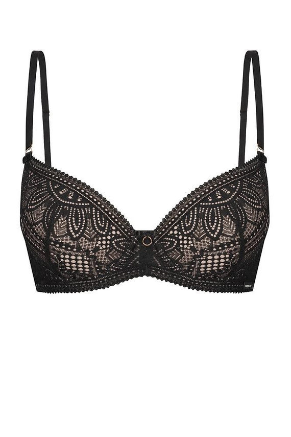 Сутиен с пуш-ъп Desire Mefemi - черен и бежов