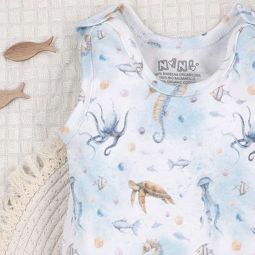 ABN-5449 Спален костюм Sea Of Joy Nini – органичен памук, удобно закопчаване