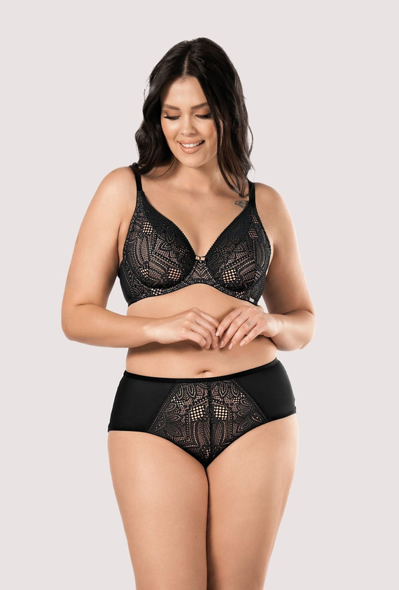 Desire BO50 mefemi by Nipplex черен сутиен soft bralette с дантела