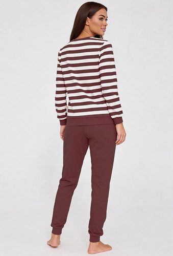 Дамска пижама Cornette Molly 635/475 шоколад – 100% памук, комфорт