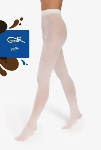 Wedel Microfibre Rajstopy damskie 40 den Gatta - white choco
