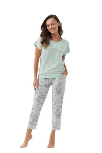 342 Дамска пижама Luna - зелена