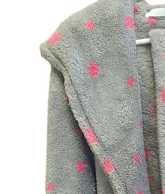 673 Stars Forex Къс дамски халат - сив