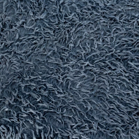 Одеяло Adore, рошаво, пухкаво покривало за легло Eurocurtains, тъмносиньо