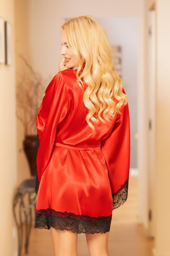 Дамски халат Kalimo - червен