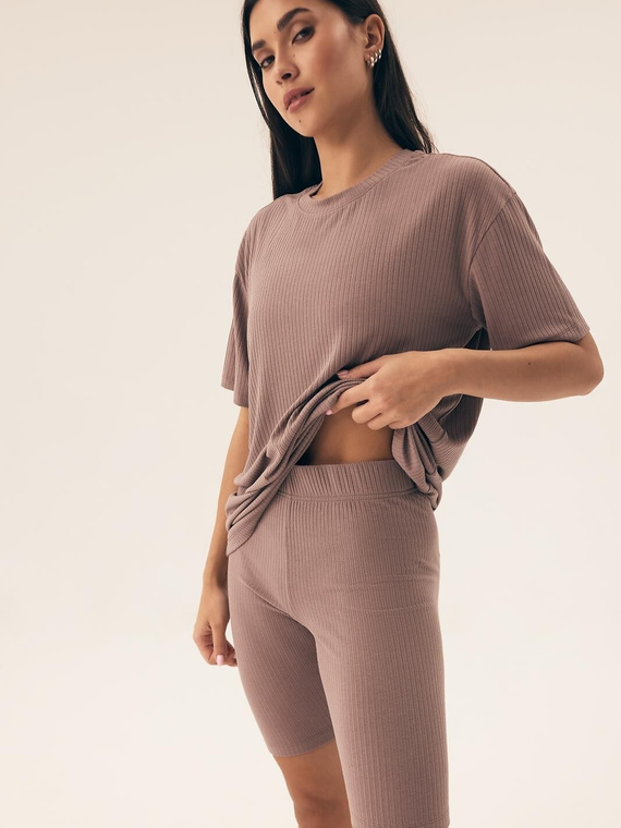 42682 Дамска пижама Nueva Henderson - кафява