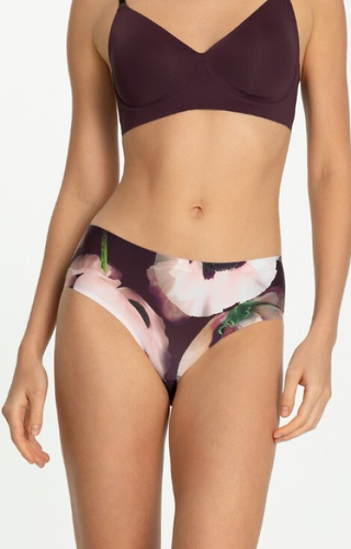 Дамски бикини Julimex Velvet Bloom Simple Classic – флорален принт, безшевни