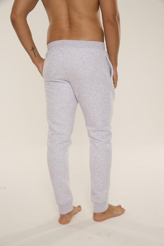 813 Indigo Мъжки спортен костюм от De Lafense - светъл меланж