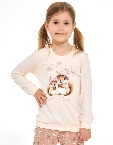Детска пижама Cornette Snack 594/200, 592/200 – дълга, с катерички