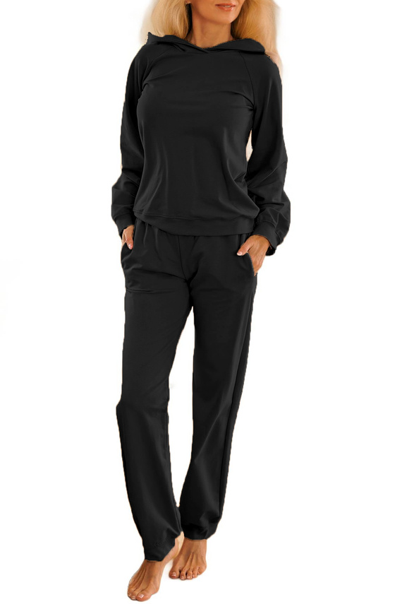 Дамски анцуг Brav Mirale | Удобен памучен комплект | Полско производство - черни