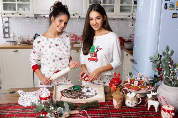 Дамска пижама Lillian Sensis -ecru