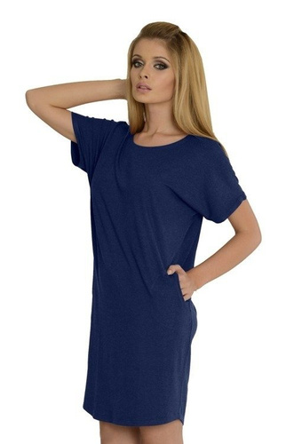 523 Нощна риза Paula kr. ръкав - метличина