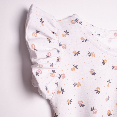 220037 Комплект за момиче: тениска + шорти Nicol, памук, летен комплект