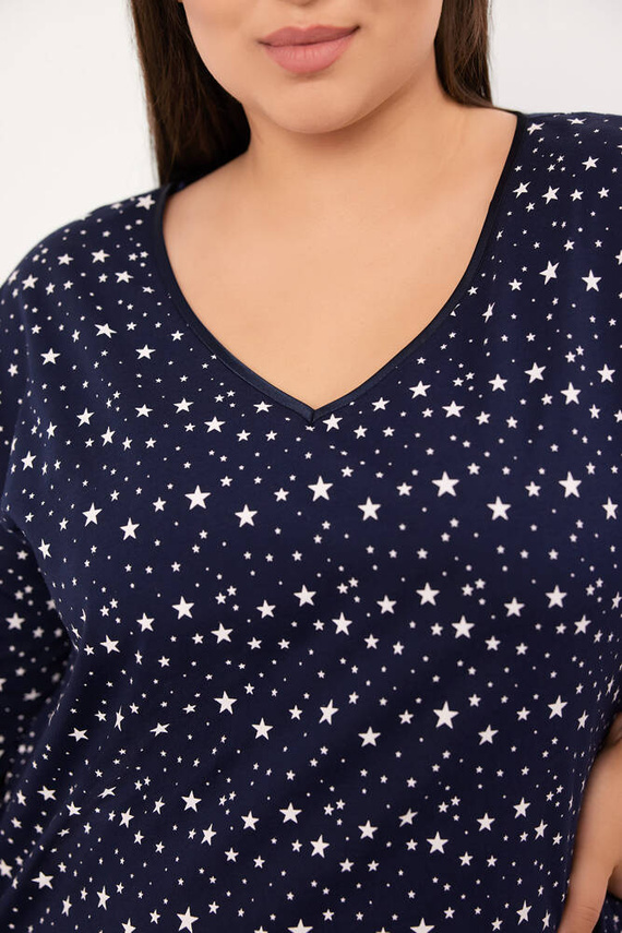 Нощница Libra, 3/4 ръкав Италианска мода - принт