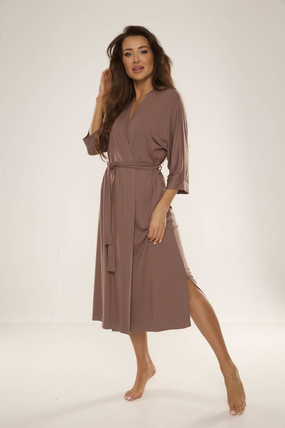 942 Visa Дълъг халат De Lafense - mocca